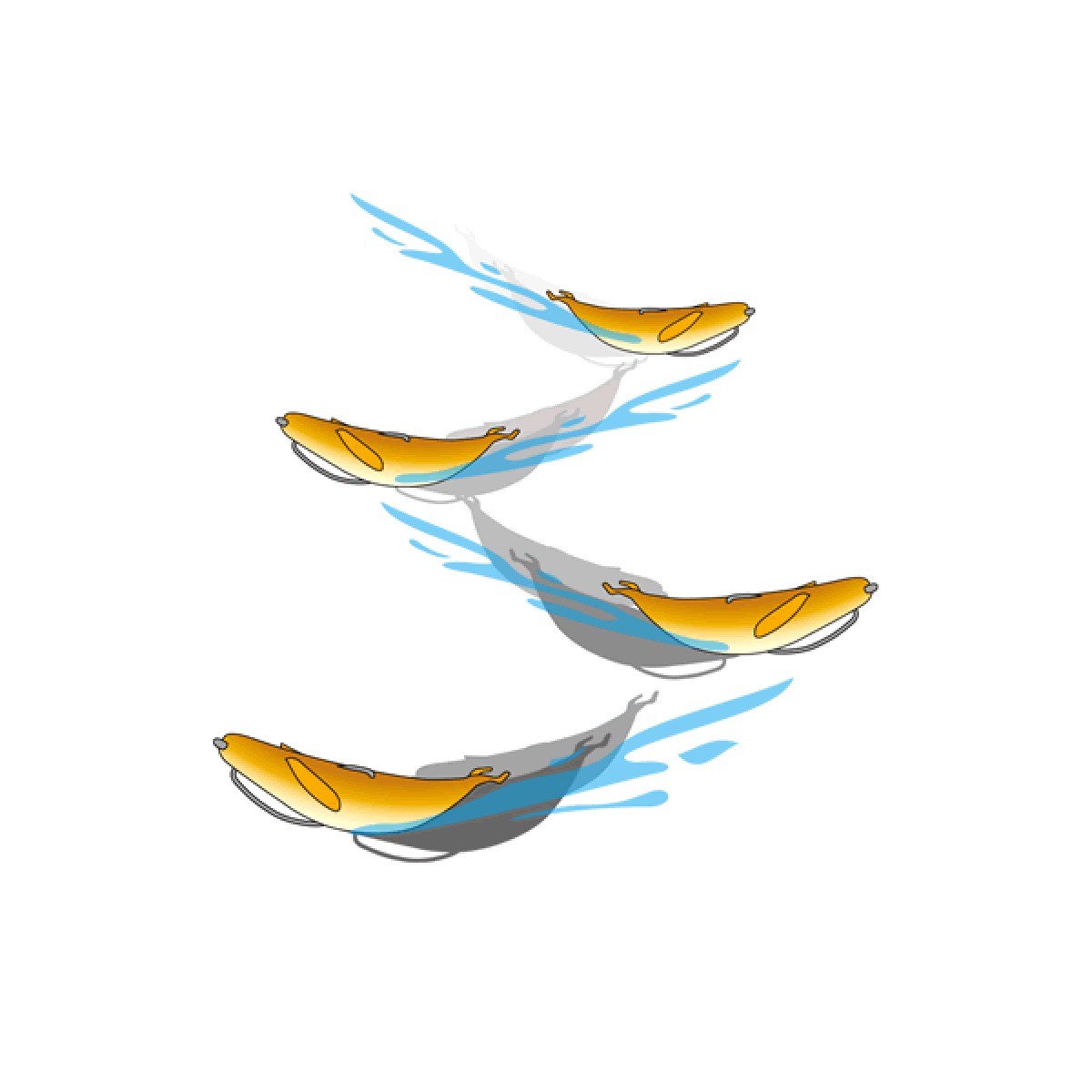 deps SAKAMATA SHAD 8" (4 pcs/pack) #147 PURPLE SHADDO