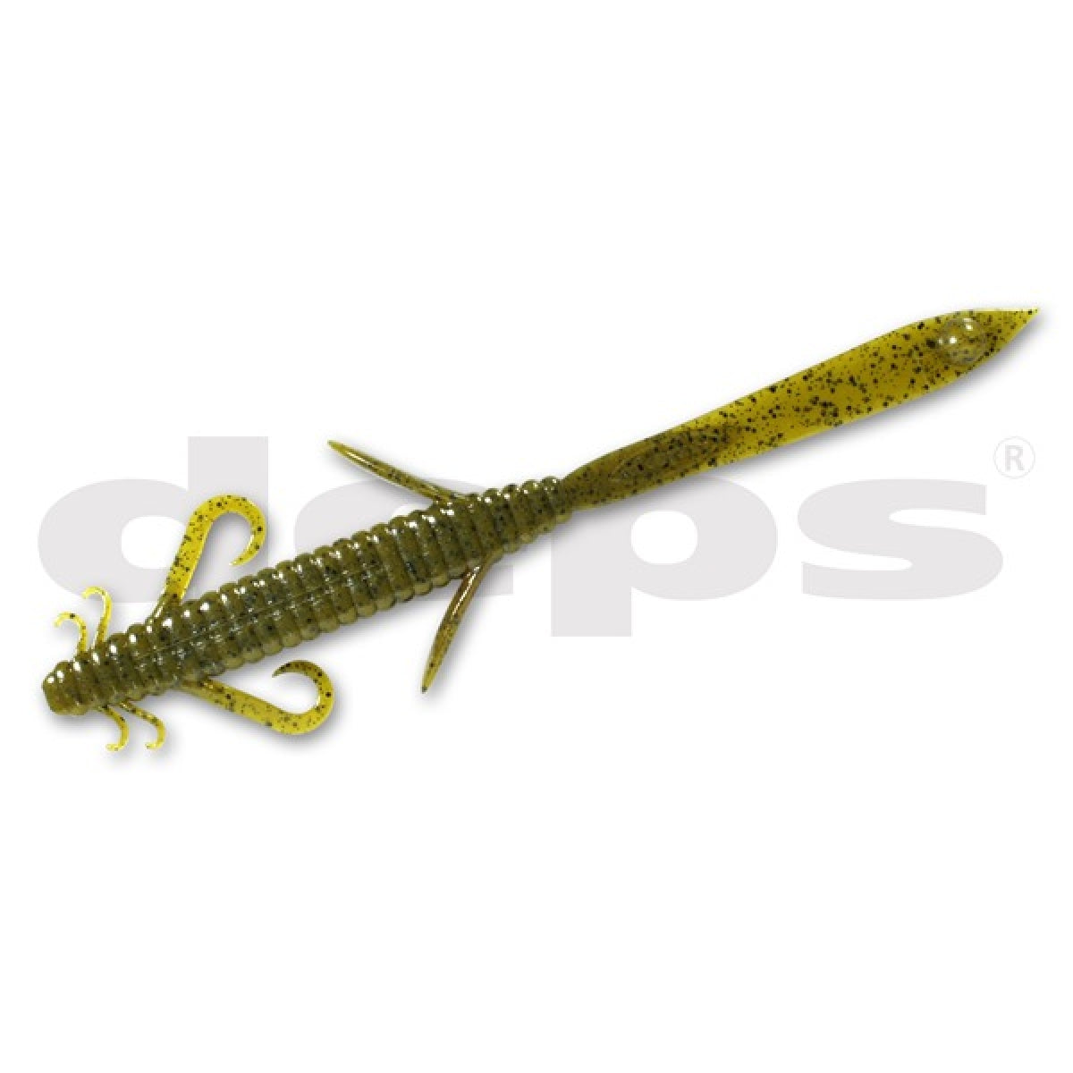 deps DEATHADDER LIZARD 8" (5 pcs/pack) #12 GREEN PUMPKIN