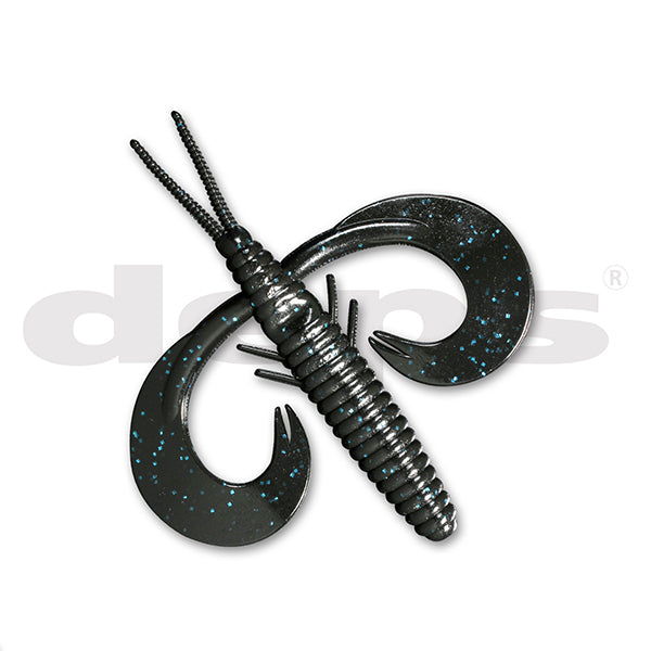 deps BM-HOG 5" (4 pcs/pack) #07 BLACK / BLUE FLAKE