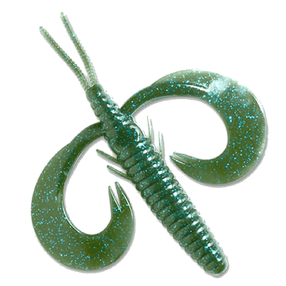 deps BM-HOG 5" (4 pcs/pack) #11 WATER MELON /BLUE FLAKE