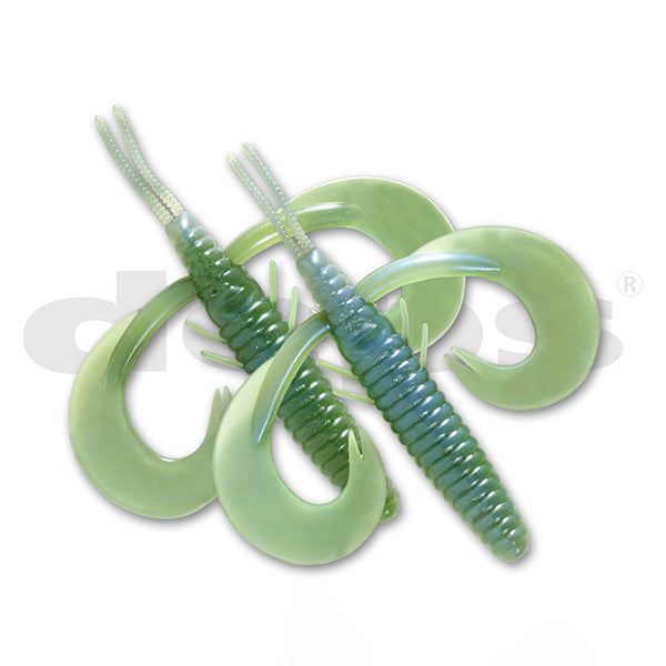 deps BM-HOG 5" (4 pcs/pack) #20 WATERMELON PRO BLUE freshwater fishing lure
