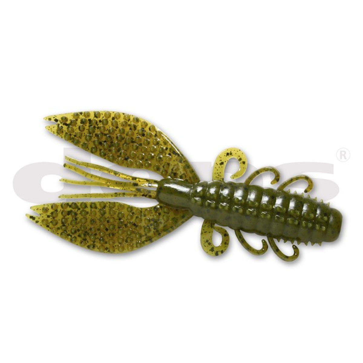 deps SPINY CRAW 4" (8 pcs/pack) #12 GREEN PUMPKIN