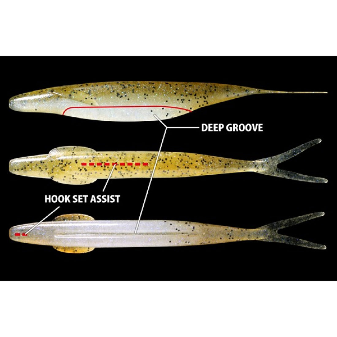 deps SAKAMATA SHAD 8" HEAVY WEIGHT (4 pcs/pack) #129 RESERVOIR SHAD