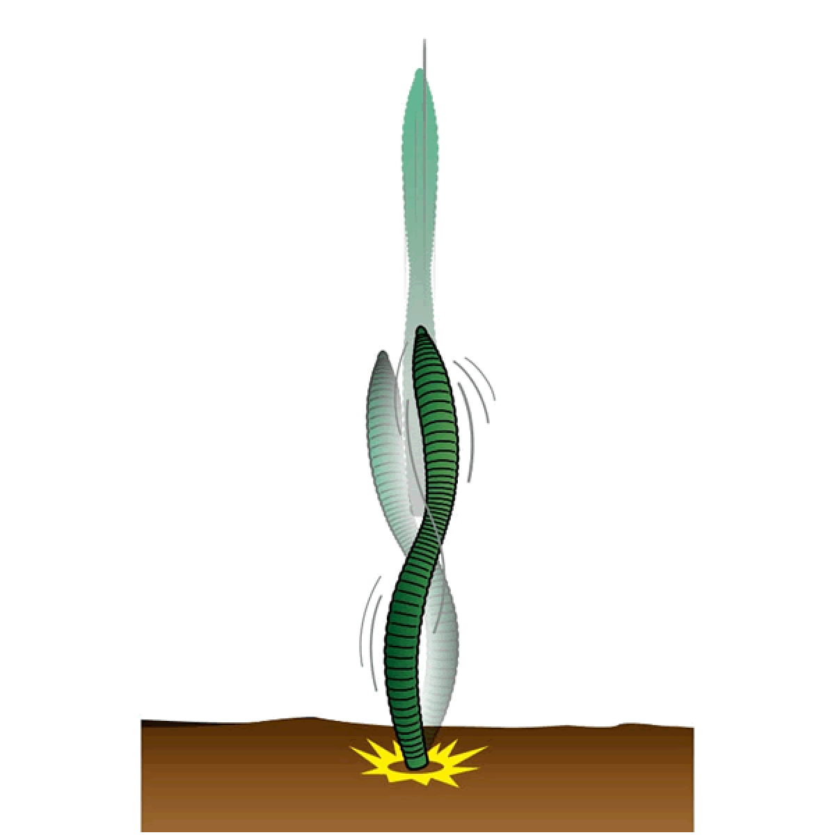 deps REBOUND STICK 3" 1/32oz (12 pcs/pack) #06 BLACK