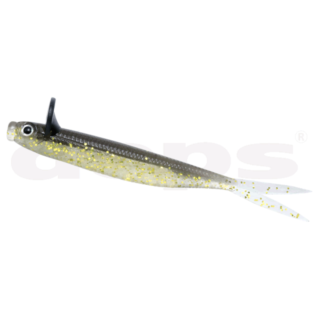 deps FRILLED SHAD 4.7" (5 pcs/pack) #22 GOLDEN SHINER