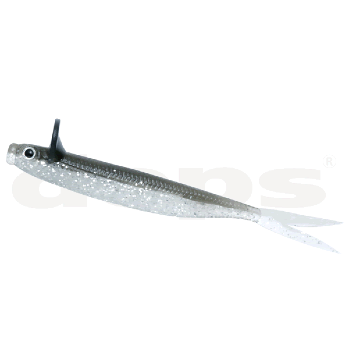 deps FRILLED SHAD 4.7" (5 pcs/pack) #92 SILVER SHINER