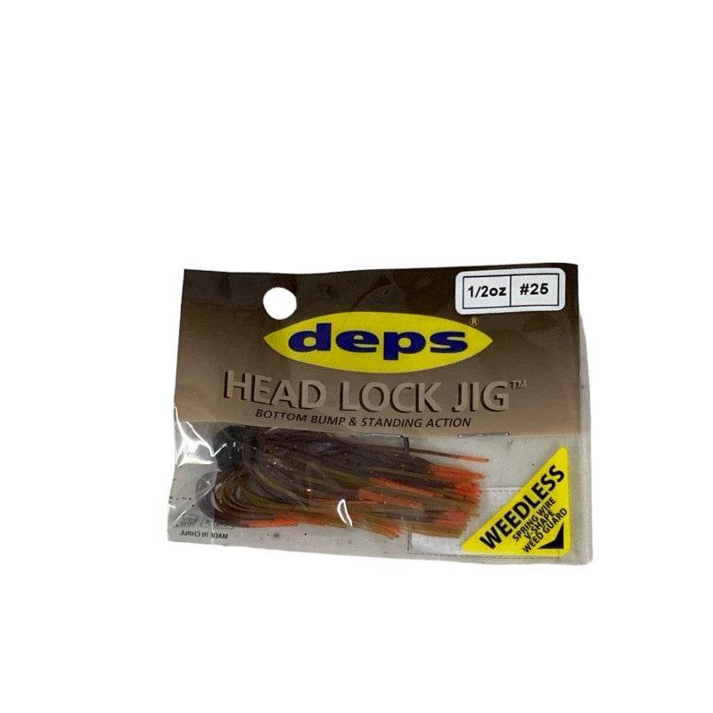deps HEAD LOCK JIG WIRE GUARD model 1/2oz Silicone Skirt #25 ORANGE EDGE - Britannic Trade