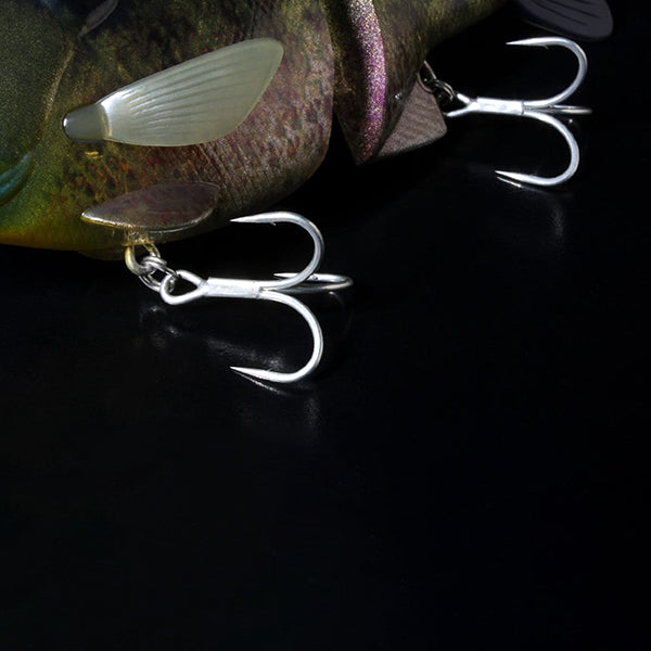 deps BULL SHOOTER 160SS 160mm : 3.7oz Slow Sinking #02 FLASH BABY GILL freshwater fishing lure — photo 2
