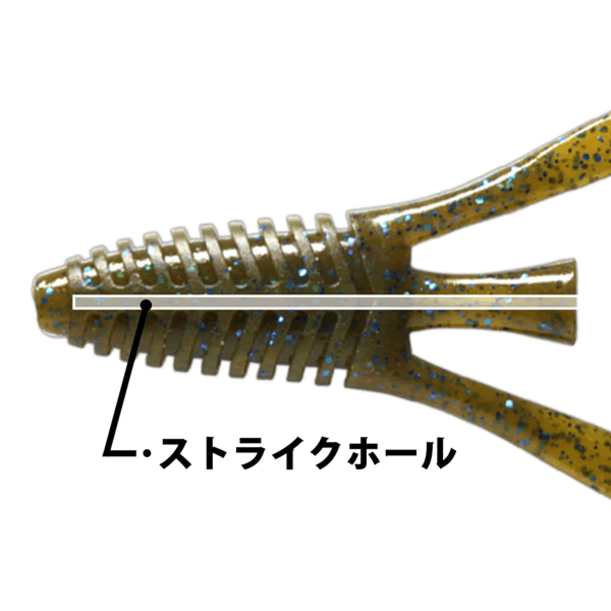 deps BARBUTE 4" (6 pcs/pack) #141 SAKURA BABY/BLUE FLAKE