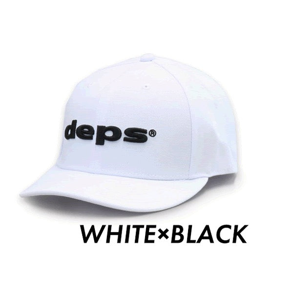deps deps LOGO CAP Free White x Black fishing accessory