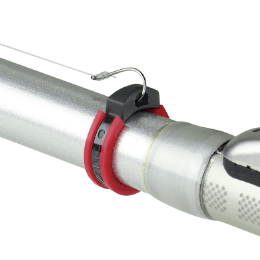 PROX CLAMPING BAND HOOK KEEPER WITH RUBBER PX9941KR RED - Britannic Trade