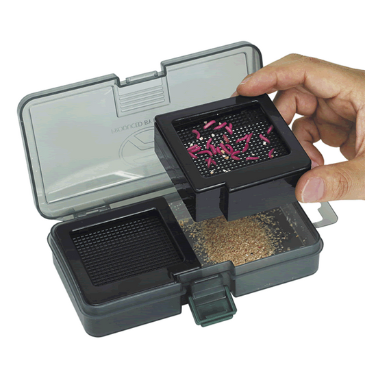 PROX TWIN BAIT BOX M PX421MK SMOKE BLACK