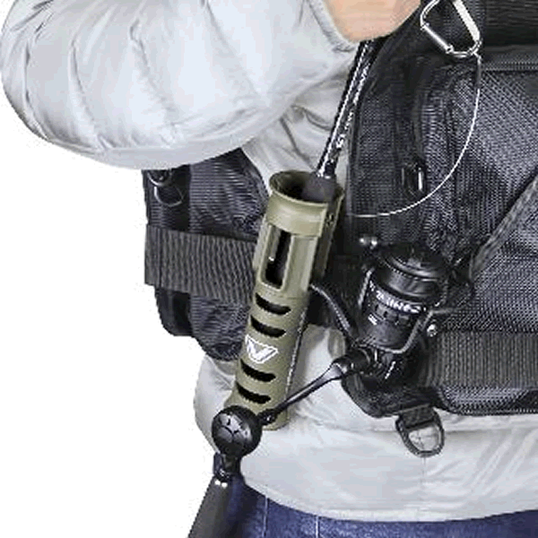 PROX VICEO TURN LOCK ROD HOLSTER 190mm : ROD MAX φ37.5m VC305K BLACK