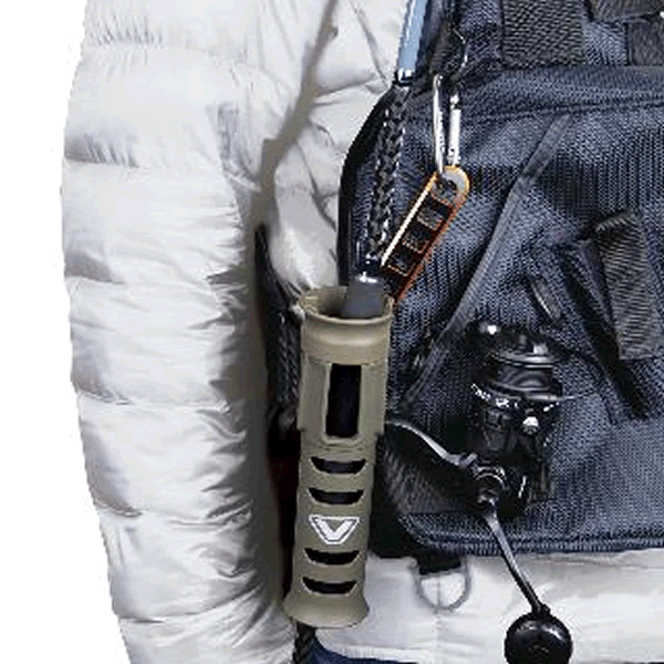 PROX VICEO TURN LOCK ROD HOLSTER 190mm : ROD MAX φ37.5m VC305K BLACK fishing accessory — photo 3