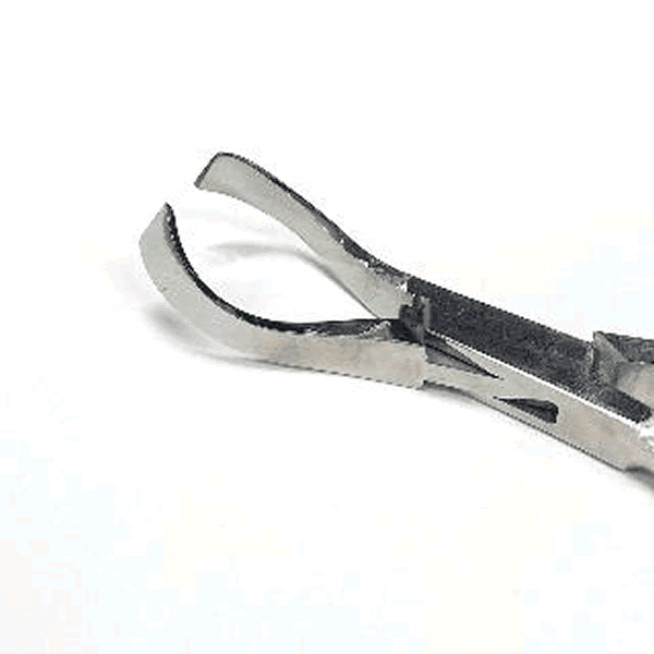 PROX KOBONENUKI PLIERS FLAT BLADE 138mm PX424FLS SILVER STAINLESS - Britannic Trade