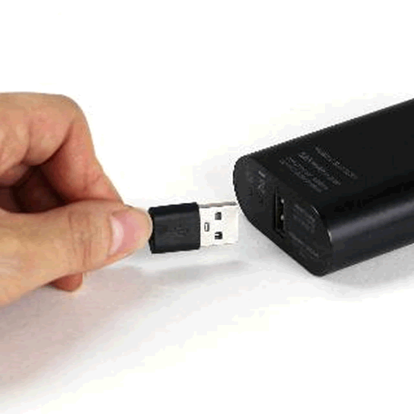 PROX USB MINI-BUKU AIR PUMP 32mm×82mm : 24h (10000mAh) PX318SW SNOW WHITE