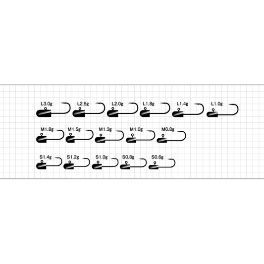 odz RUSH HEAD L-1.4g ZH-44 (5 pcs/pack) - Britannic Trade