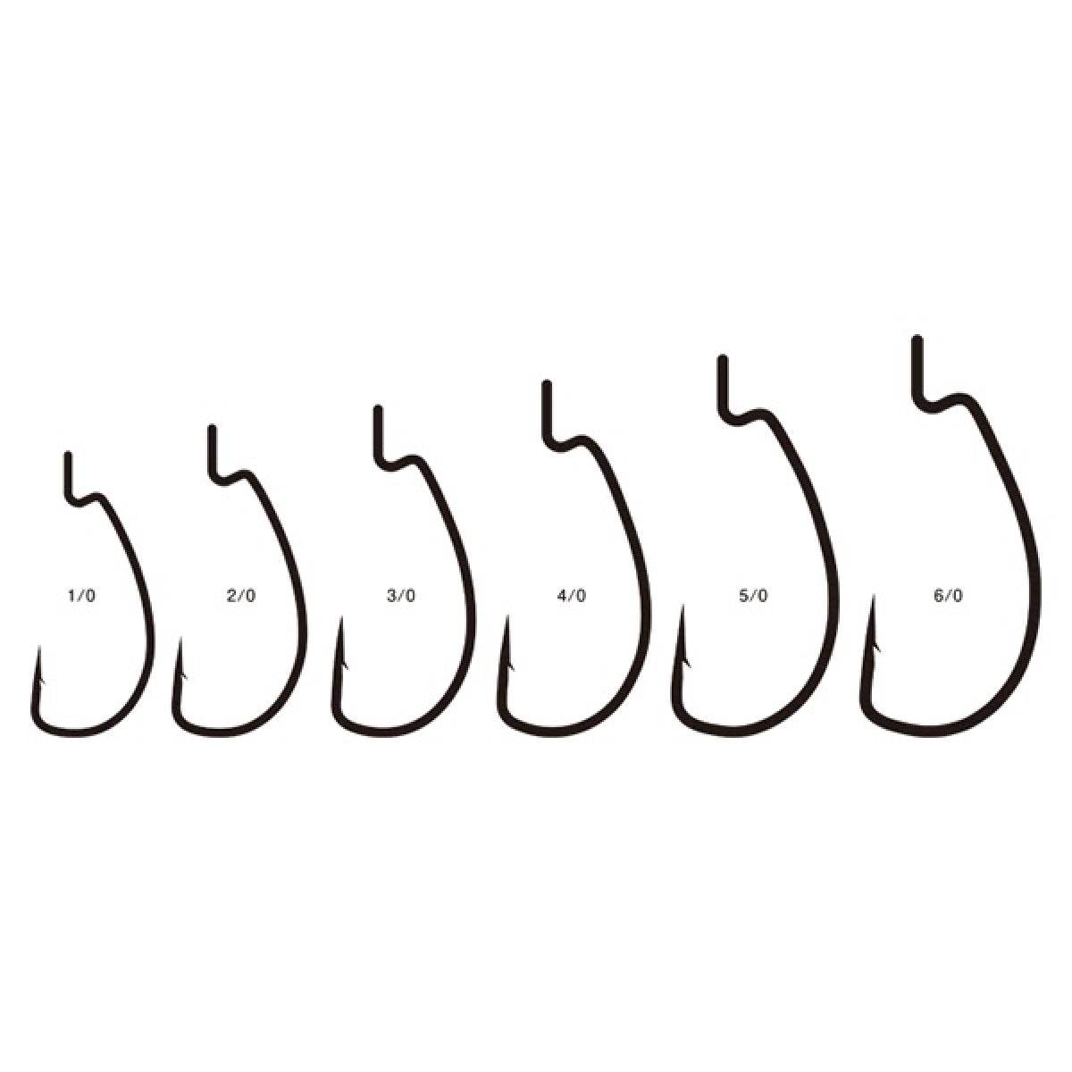 Gamakatsu WORM 316 #6/0 (4 pcs/pack) NSB - Britannic Trade