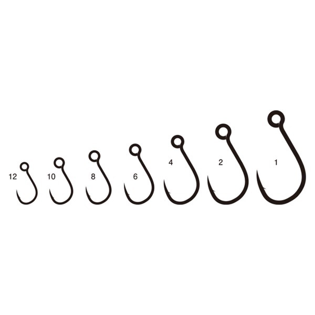 Gamakatsu SINGLE HOOK 53 #2 (8 pcs/pack) NSB