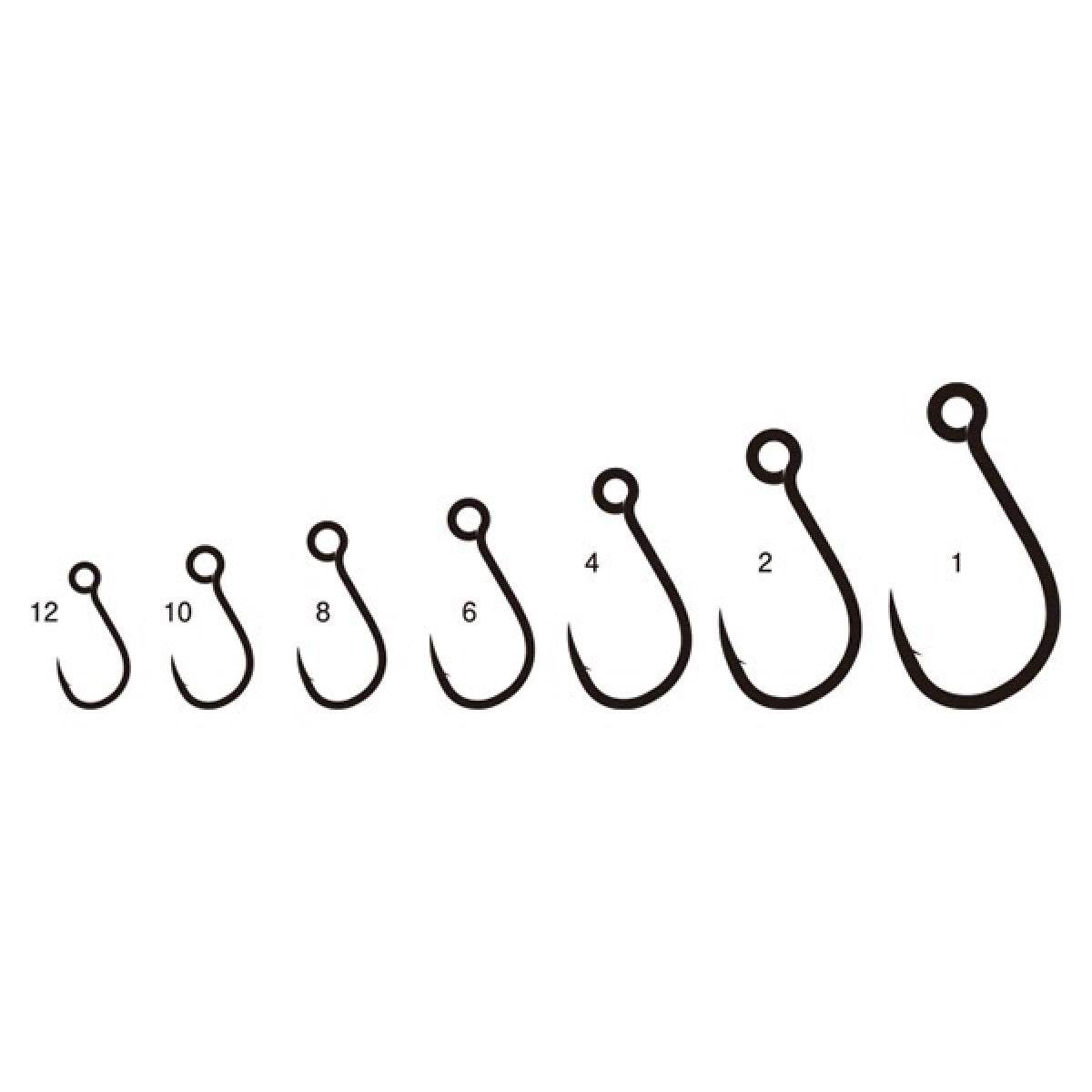 Gamakatsu SINGLE HOOK 53 #2 (8 pcs/pack) NSB - Britannic Trade