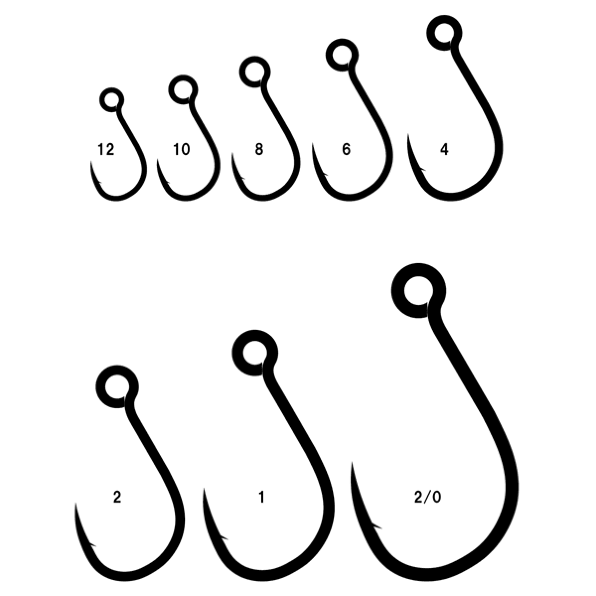 Gamakatsu SINGLE HOOK 53 #12 (8 pcs/pack) - Britannic Trade