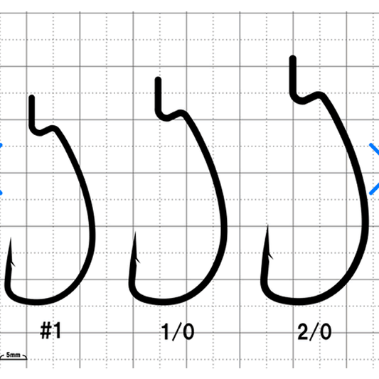 Gamakatsu WORM 316 #1 (7 pcs/pack) NSB