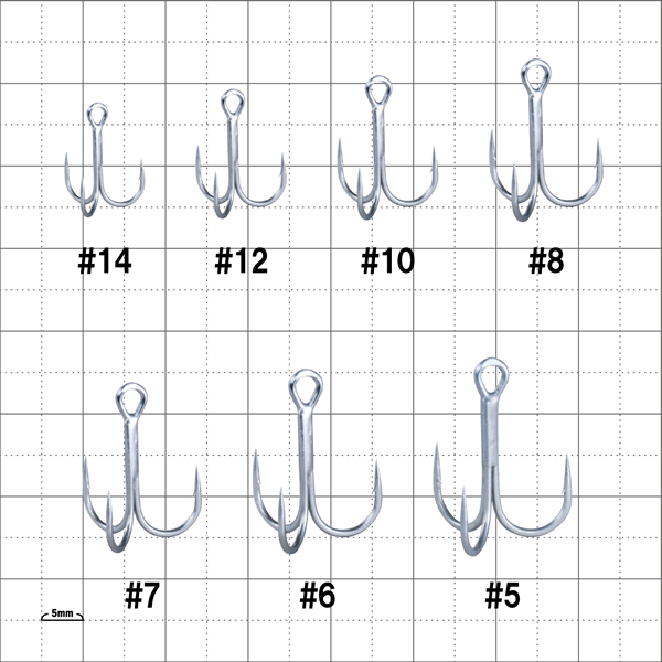 Gamakatsu Treble RB-MH #14 (6 pcs/pack) HYPER SHIELD fishing terminal tackle