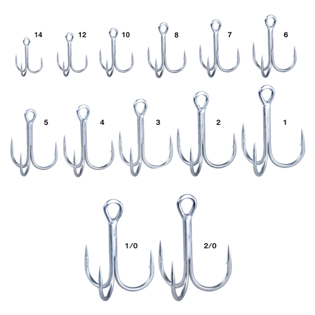 Gamakatsu TREBLE RB MH #3 (6 pcs/pack) fishing terminal tackle — photo 2