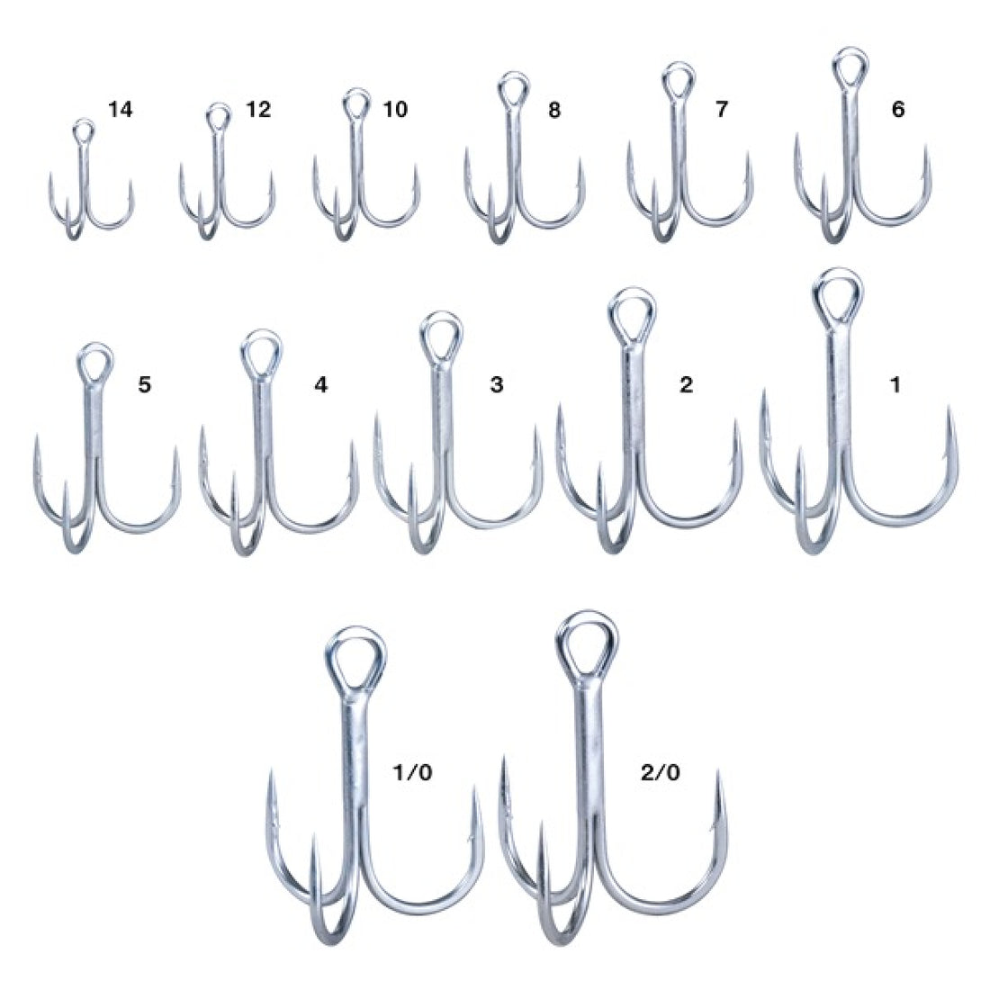 Gamakatsu TREBLE RB MH #4 (6 pcs/pack) fishing terminal tackle — photo 2