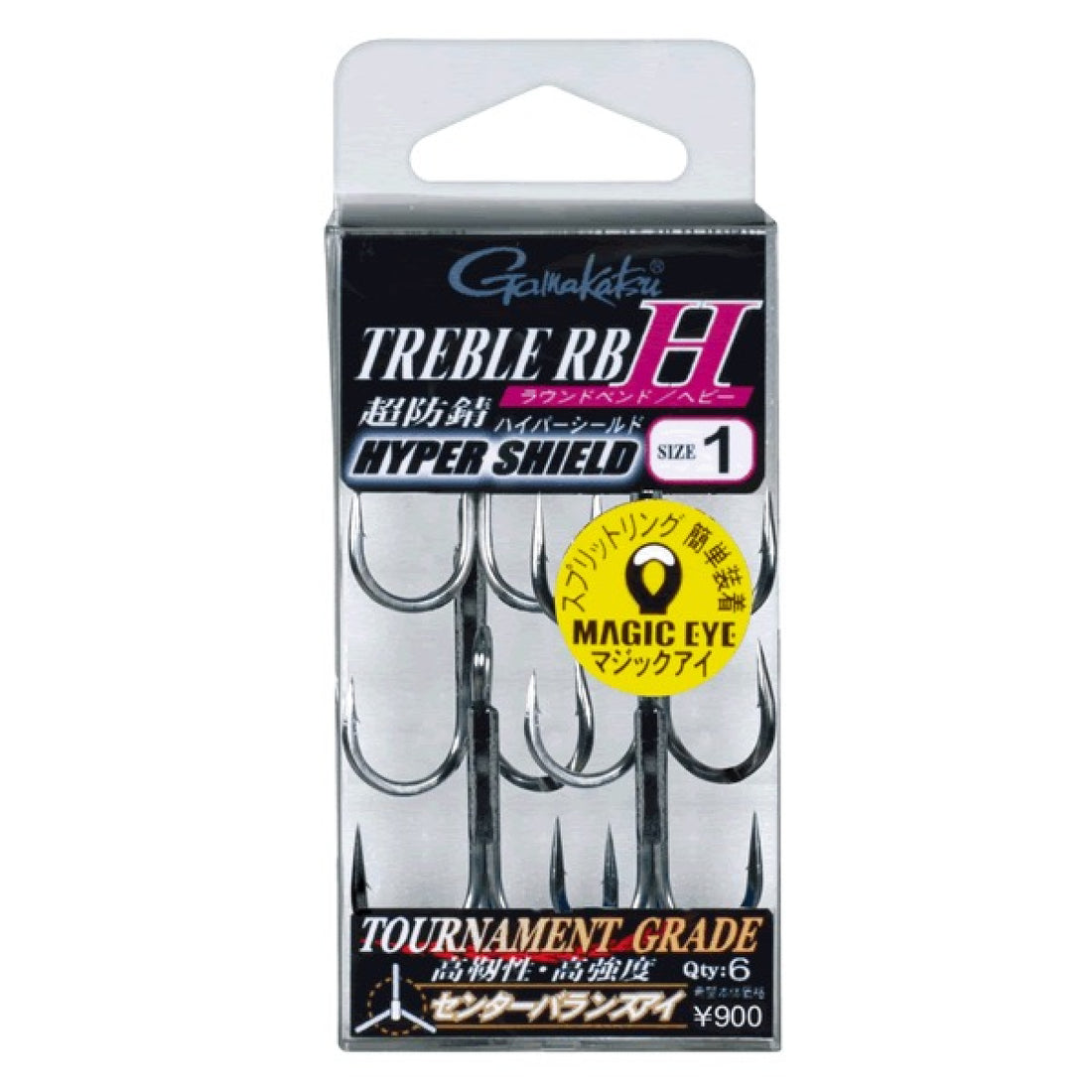 Gamakatsu TREBLE RB H #6 (6 pcs/pack) fishing terminal tackle