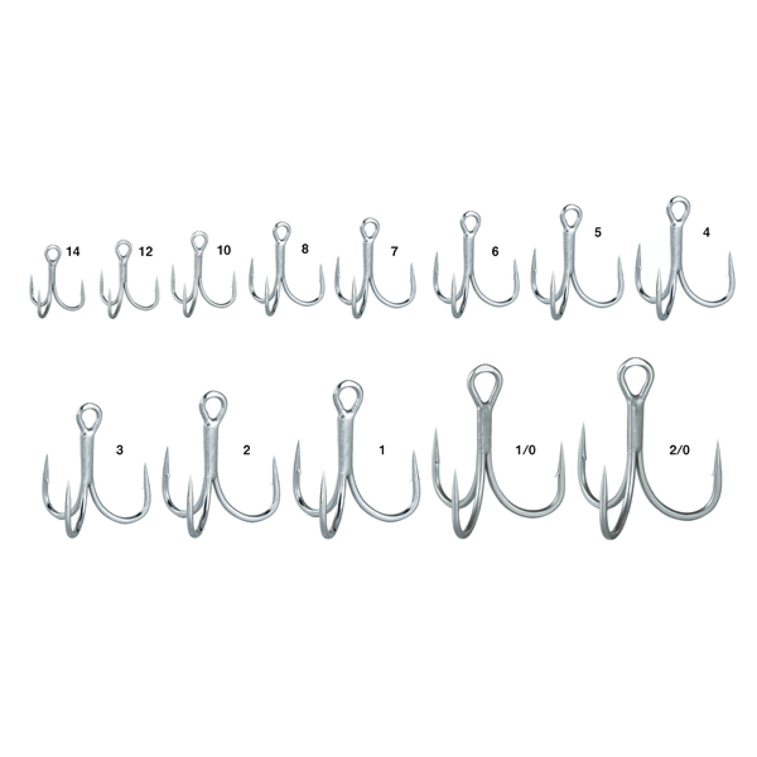 Gamakatsu TREBLE SP MH #1 (6 pcs/pack) fishing terminal tackle — photo 2