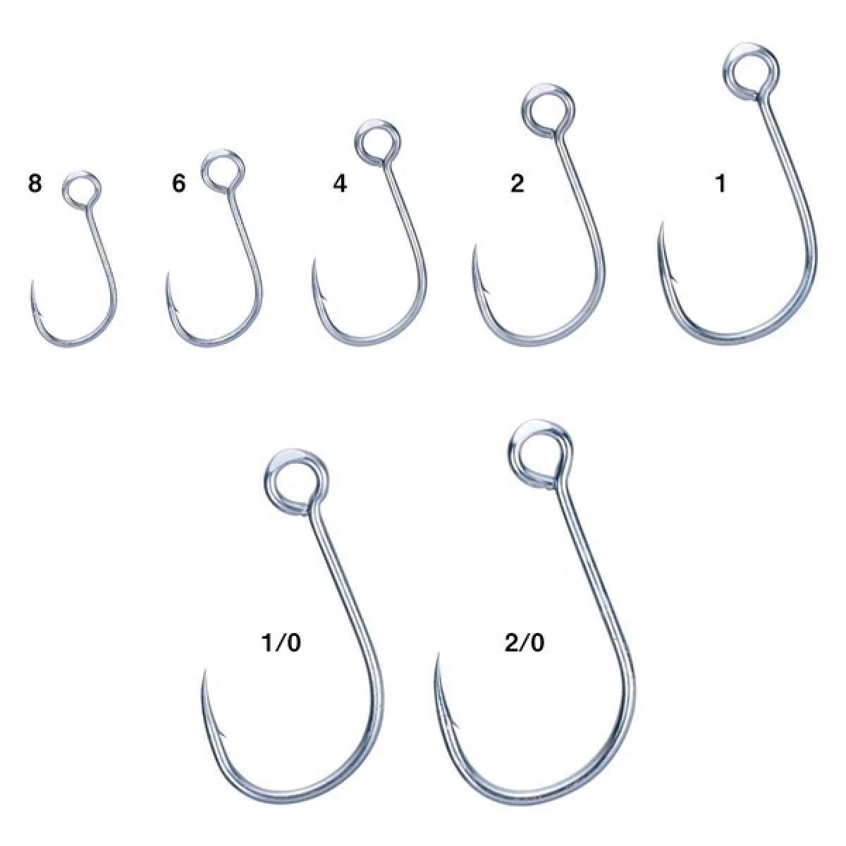 Gamakatsu SINGLE HOOK 53 SALT #1 (6 pcs/pack)