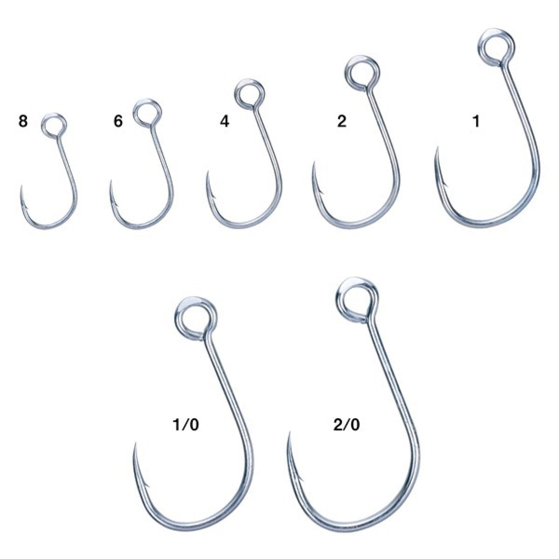 Gamakatsu SINGLE HOOK 53 SALT #6 (7 pcs/pack) fishing terminal tackle — photo 2