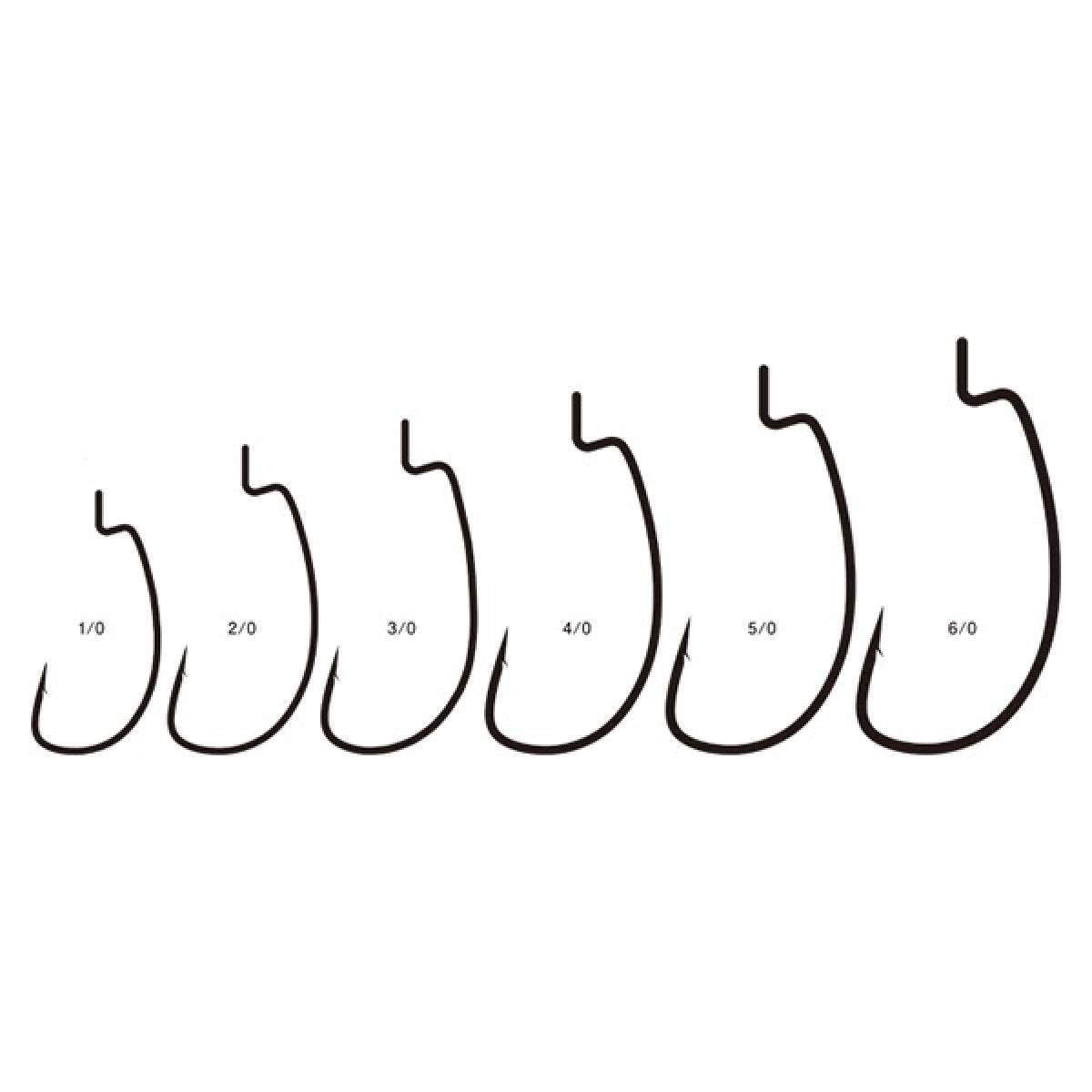 Gamakatsu ELITE TOURER WORM 316R #4/0 (4 pcs/pack) NSB - Britannic Trade