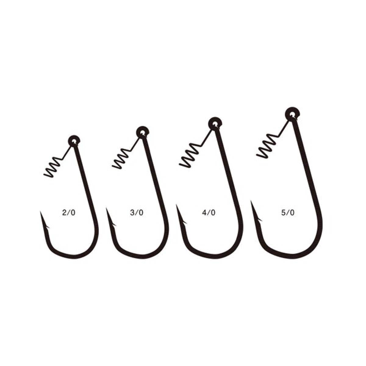 Gamakatsu WORM 327 FLIP STYLE #5/0 (3 pcs/pack) - Britannic Trade