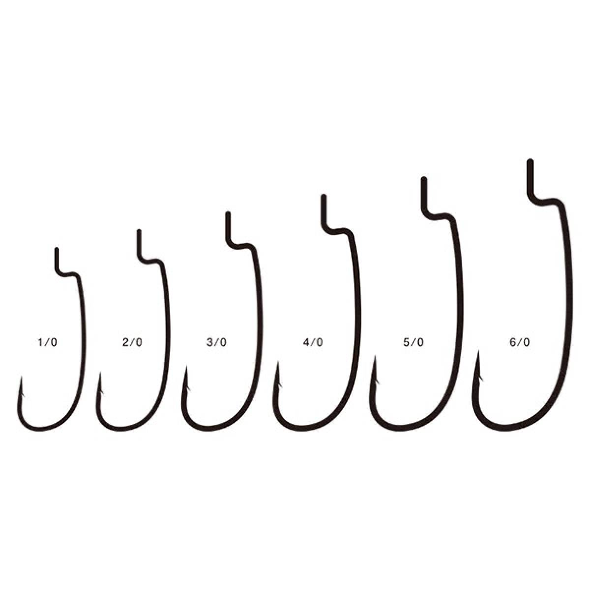 Gamakatsu ELITE TOURER WORM 34R #1/0 (6 pcs/pack) - Britannic Trade