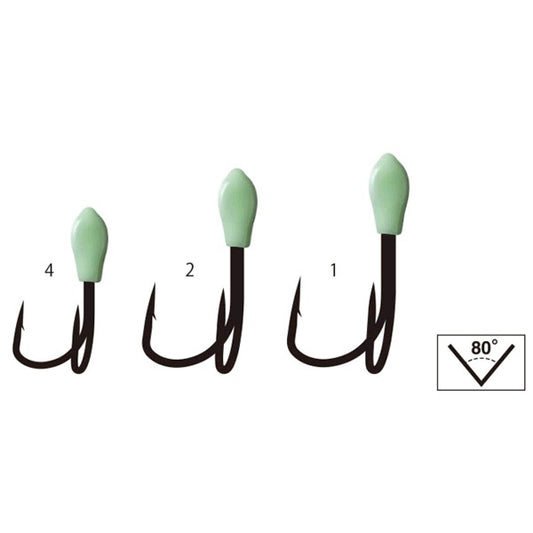 Gamakatsu WIND TRAILER DOUBLE 21 #4 (4 pcs/pack) fishing terminal tackle — photo 2