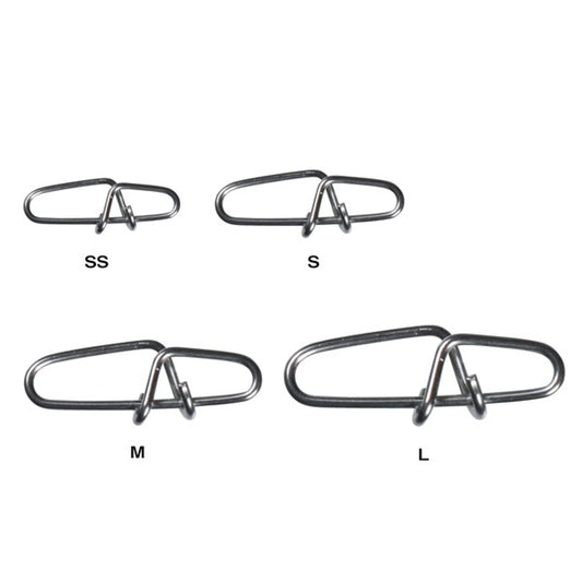 Gamakatsu ONSOKU POWER SNAP #0.5 - 0(SS) (8 pcs/pack) fishing terminal tackle — photo 2