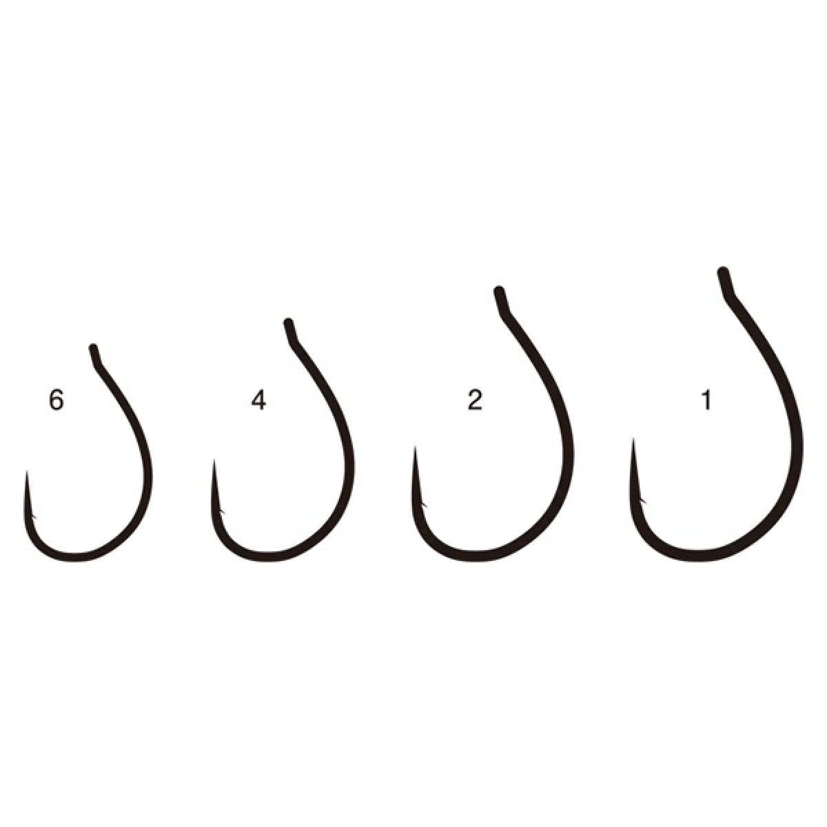 Gamakatsu TGW WORM 329 HANGER HD #4 68023 (7 pcs/pack) NSB