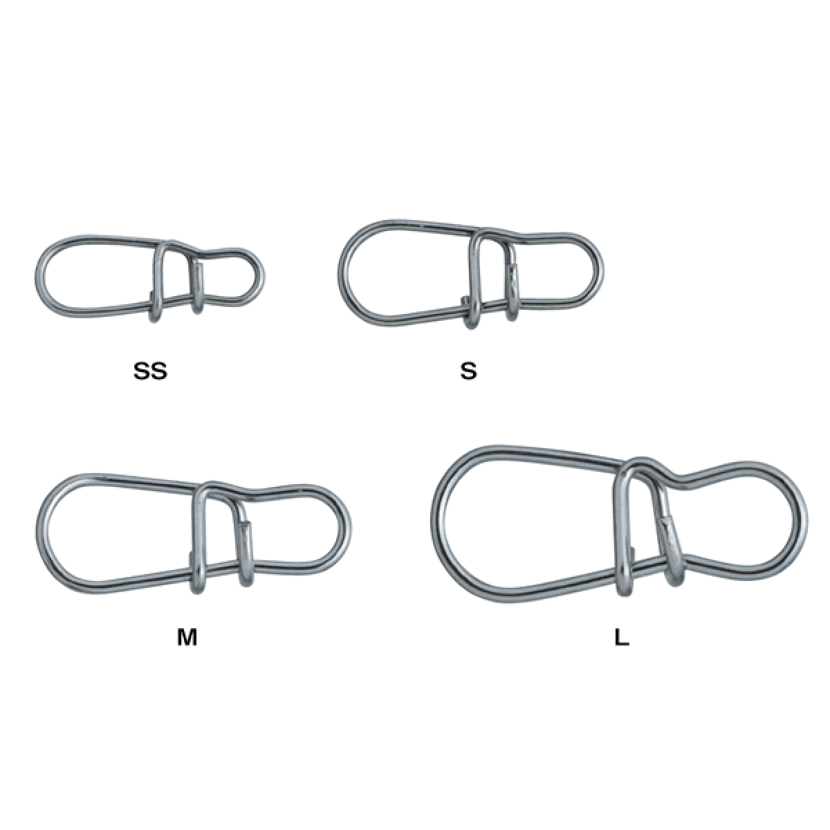 Gamakatsu ONSOKU ROUND SNAP SS (8 pcs/pack) - Britannic Trade