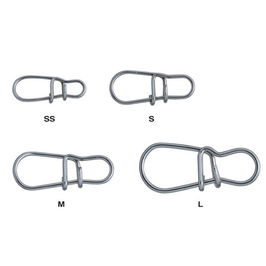 Gamakatsu ONSOKU ROUND SNAP L (7 pcs/pack) fishing terminal tackle — photo 2