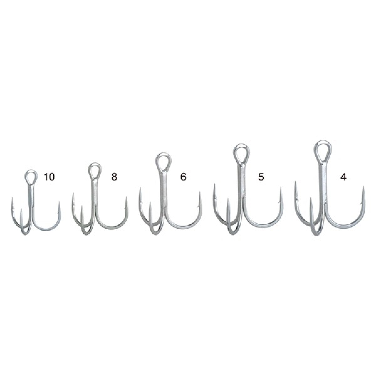 Gamakatsu TREBLE RB M SHORT SHANK (Hyper Shield) #4 (6 pcs/pack)