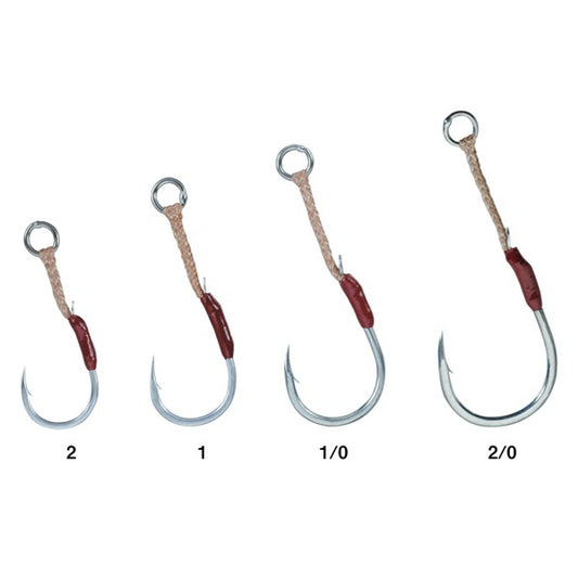 Gamakatsu ASSIST HOOK SHORT SNIPER SINGLE #2/0 68344 (3 pcs/pack) fishing terminal tackle — photo 2