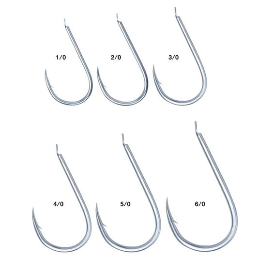 Gamakatsu JIGGING HOOK TURANUKI #6/0 (4 pcs/pack) SILVER fishing terminal tackle — photo 2