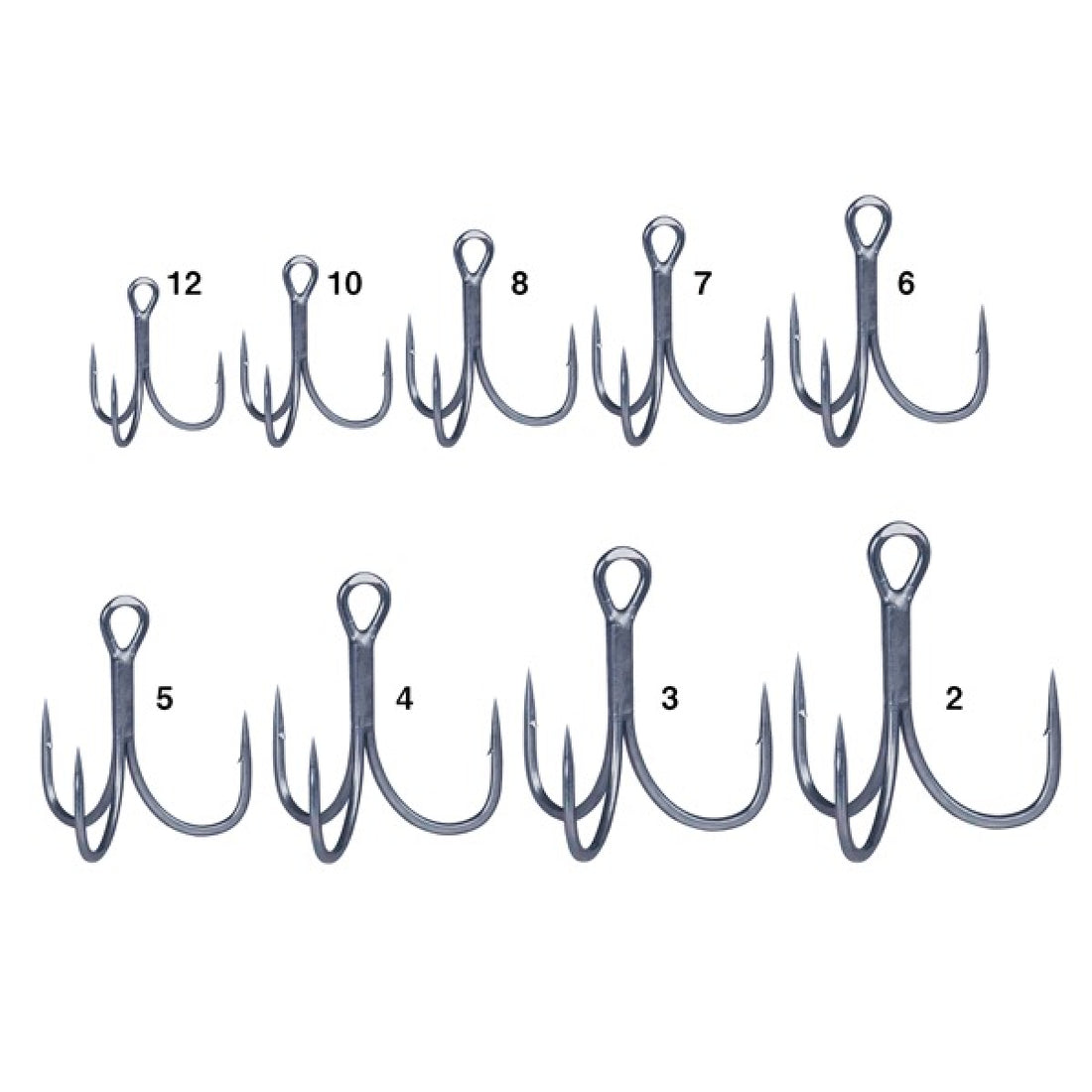 Gamakatsu TREBLE SP M (Hyper Shield) #3 (6 pcs/pack) fishing terminal tackle — photo 2