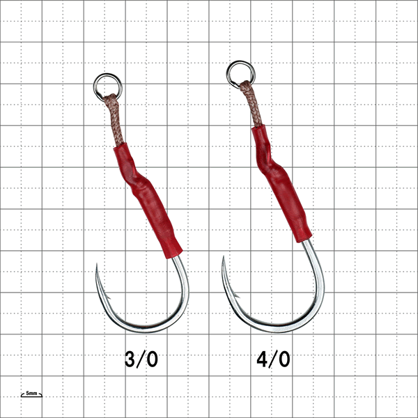 Gamakatsu Assist Hook TSURANUKI SHORT SP #3/0 (3 sets/pack) SILVER