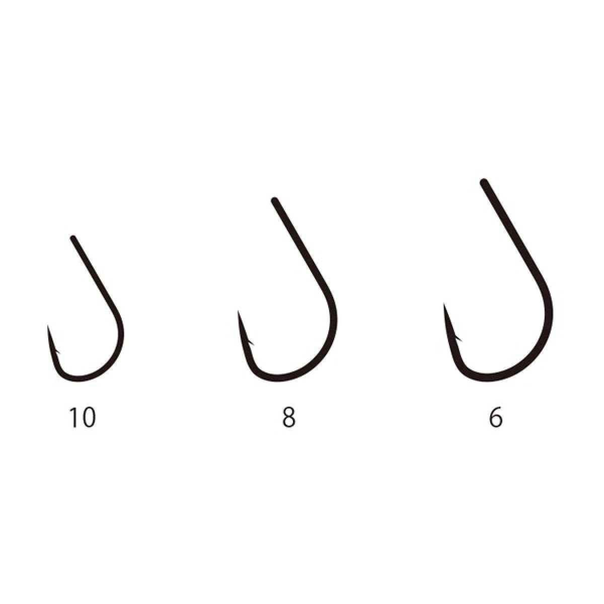 Gamakatsu WORM HOOK CONTACT MASTE #6 (11 pcs/pack) NSB