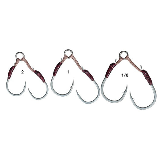 Gamakatsu ASSIST HOOK MADAI SNIPER TYPE F #1/0 GA031 (2 pcs/pack) fishing terminal tackle — photo 2