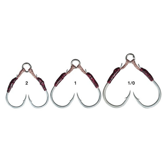 Gamakatsu ASSIST HOOK MADAI SNIPER TYPE R #1 GA032 (2 pcs/pack) fishing terminal tackle — photo 2