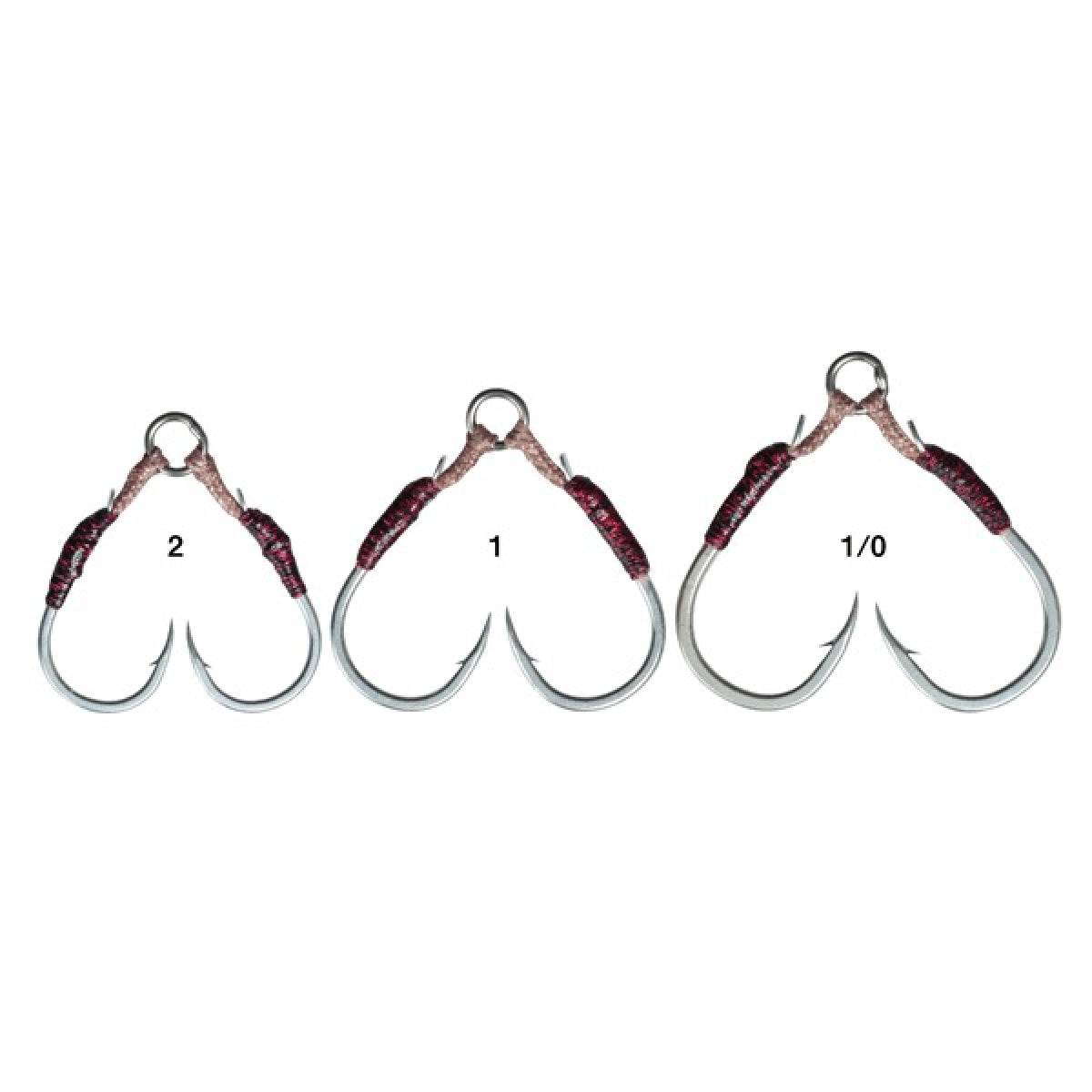 Gamakatsu ASSIST HOOK MADAI SNIPER TYPE R #1/0 GA032 (2 pcs/pack) - Britannic Trade